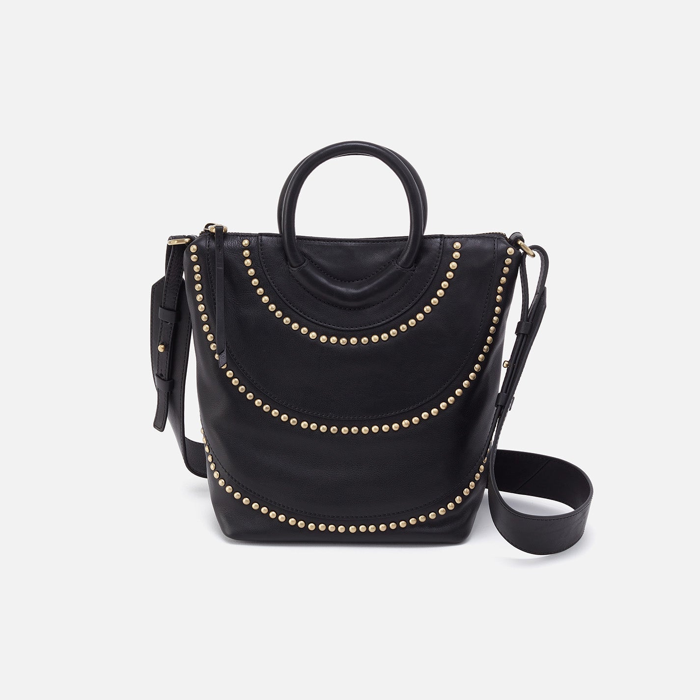 Maggie Crossbody In Smooth Leather – Black