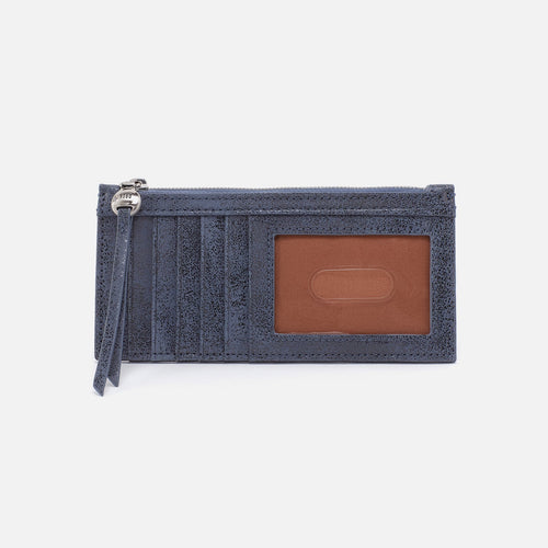 Carte Card Case in Buffed Leather – Indigo Sky