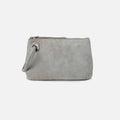 Daisy Daze Large Wristlet In Buffed Leather – Misty Harbor