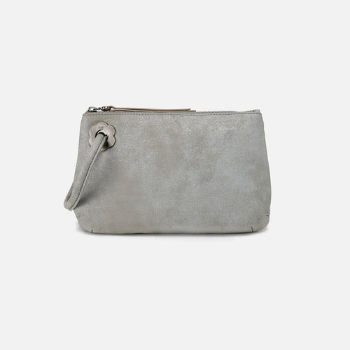 Daisy Daze Large Wristlet In Buffed Leather – Misty Harbor