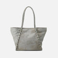 Phoebe Tote In Buffed Leather – Misty Harbor