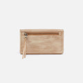 Lumen Continental Wallet in Metallic Leather – Gold Leaf