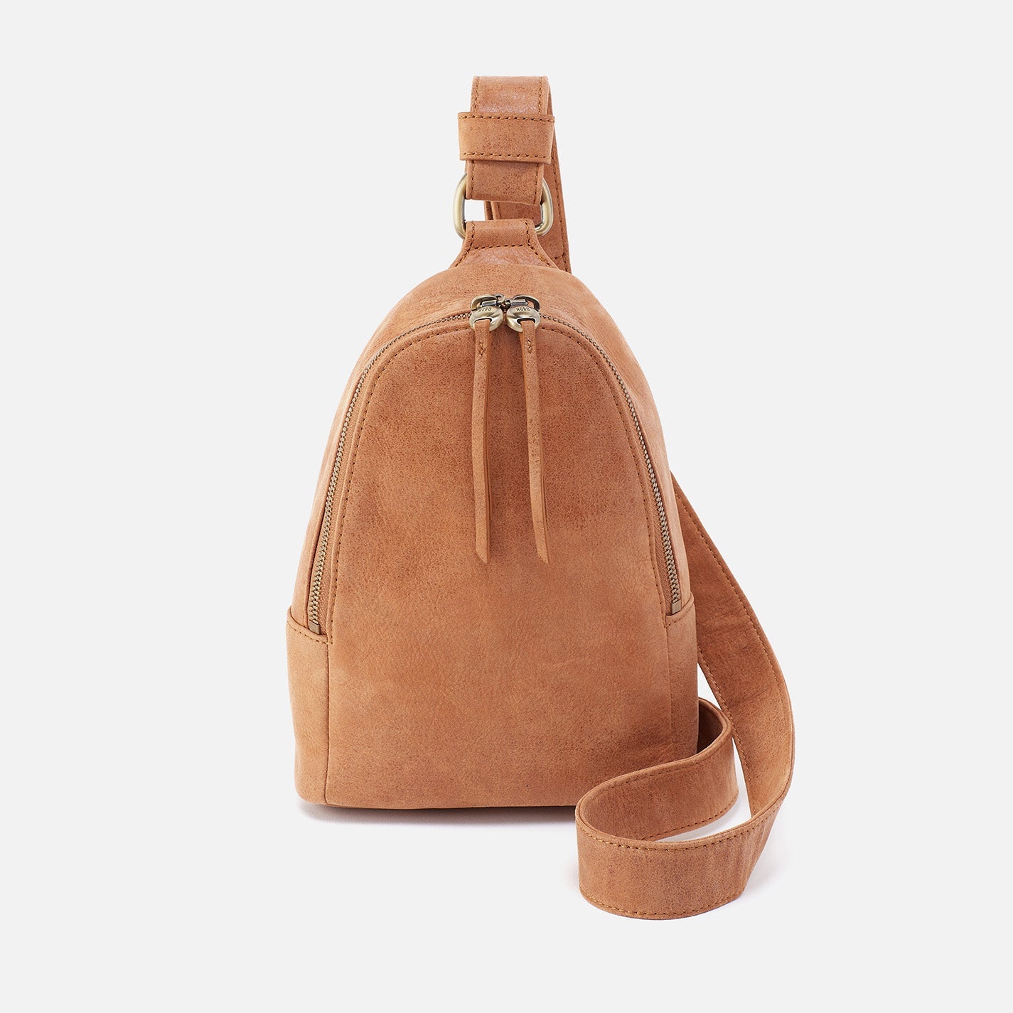Fern Sling In Buffed Leather – Whiskey