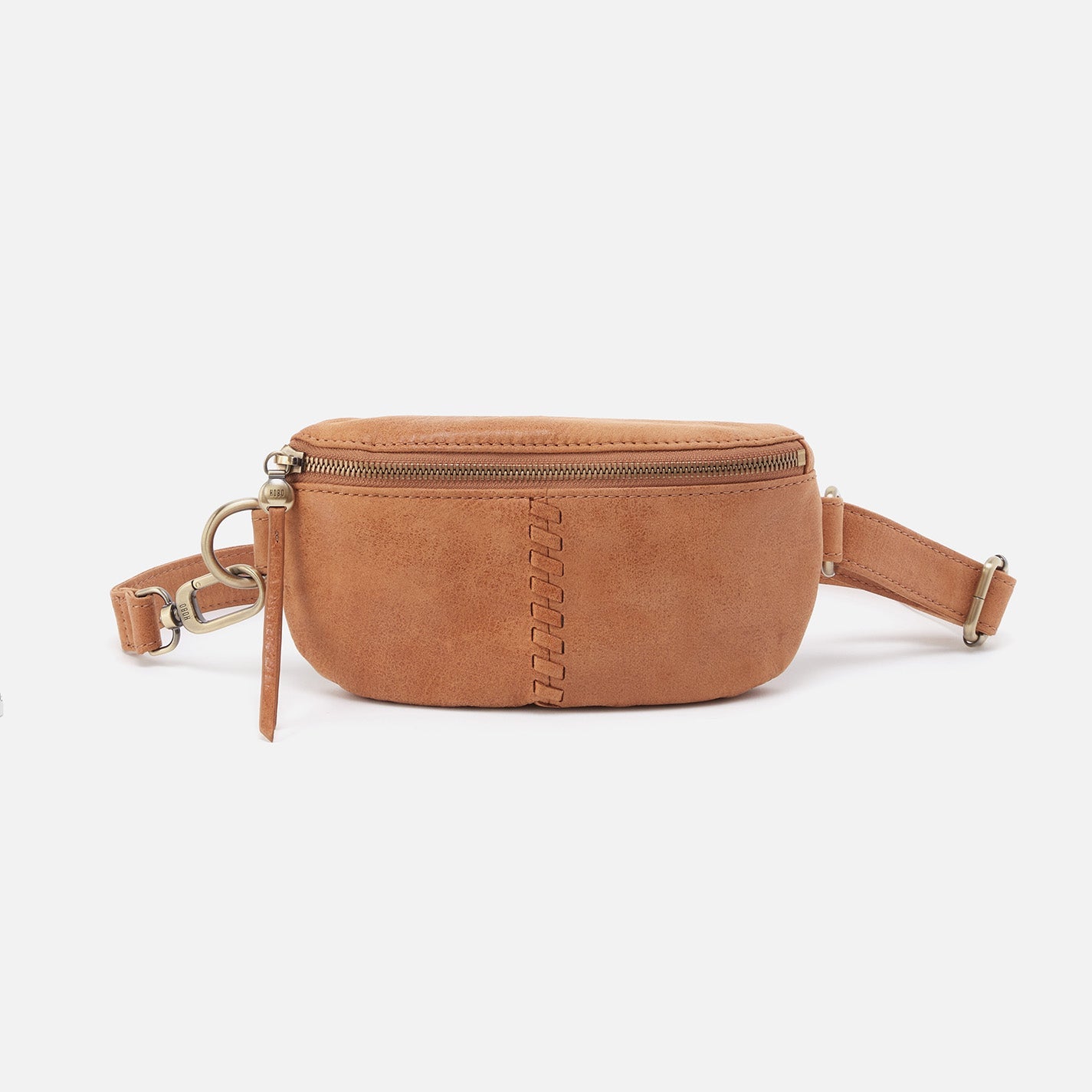 Fern Belt Bag In Buffed Leather – Whiskey