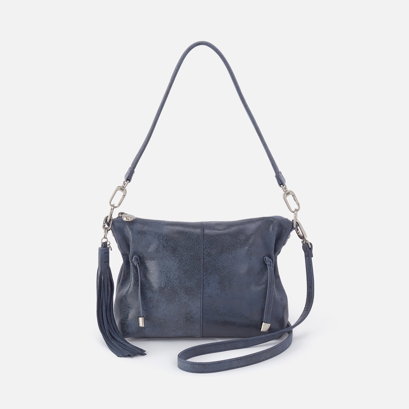 Kori Crossbody in Buffed Leather – Indigo Sky