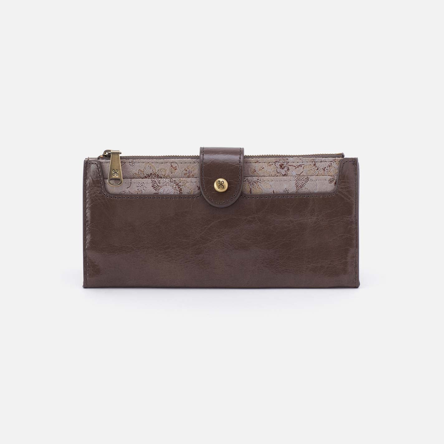 Dunn Continental Wallet in Polished And Printed Leather – Hearthstone