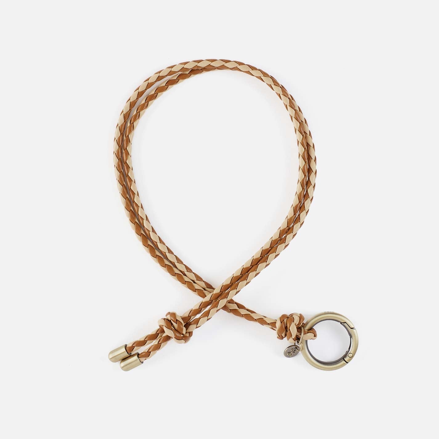 Lasso Lanyard Fob in Polished Leather – Truffle