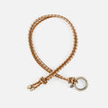 Lasso Lanyard Fob in Polished Leather – Truffle