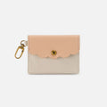 Tabby Flap Card Case In Pebbled Leather – Birch