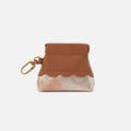 Tabby Earbud Case In Pebbled Leather – Warm Honey