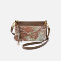 Darcy Double Crossbody In Mixed Leathers – Dark Elm