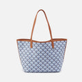 All That Tote In Coated Canvas – Soft Ocean