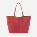 All That Tote Large In Coated Canvas – Red Journey Bandana