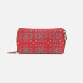 Spark Double Eyeglass Case In Coated Canvas – Red Journey Bandana