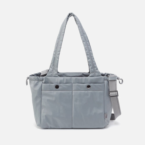 ALL IN ONE Tote in CaRefiber recycled nylon – Stone
