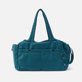 GET AWAY Duffle in CaRefiber recycled nylon – Teal