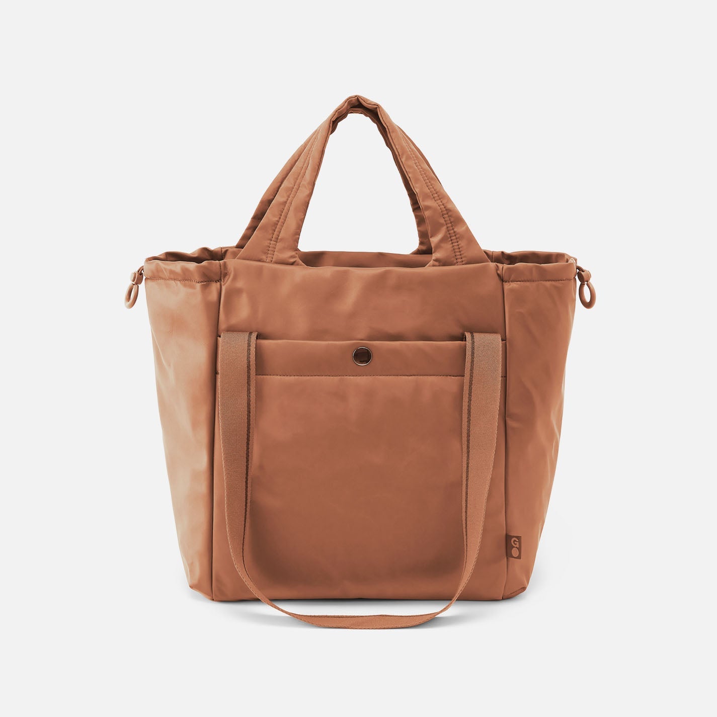 PLACES TO GO Tote in CaRefiber recycled nylon – Dune