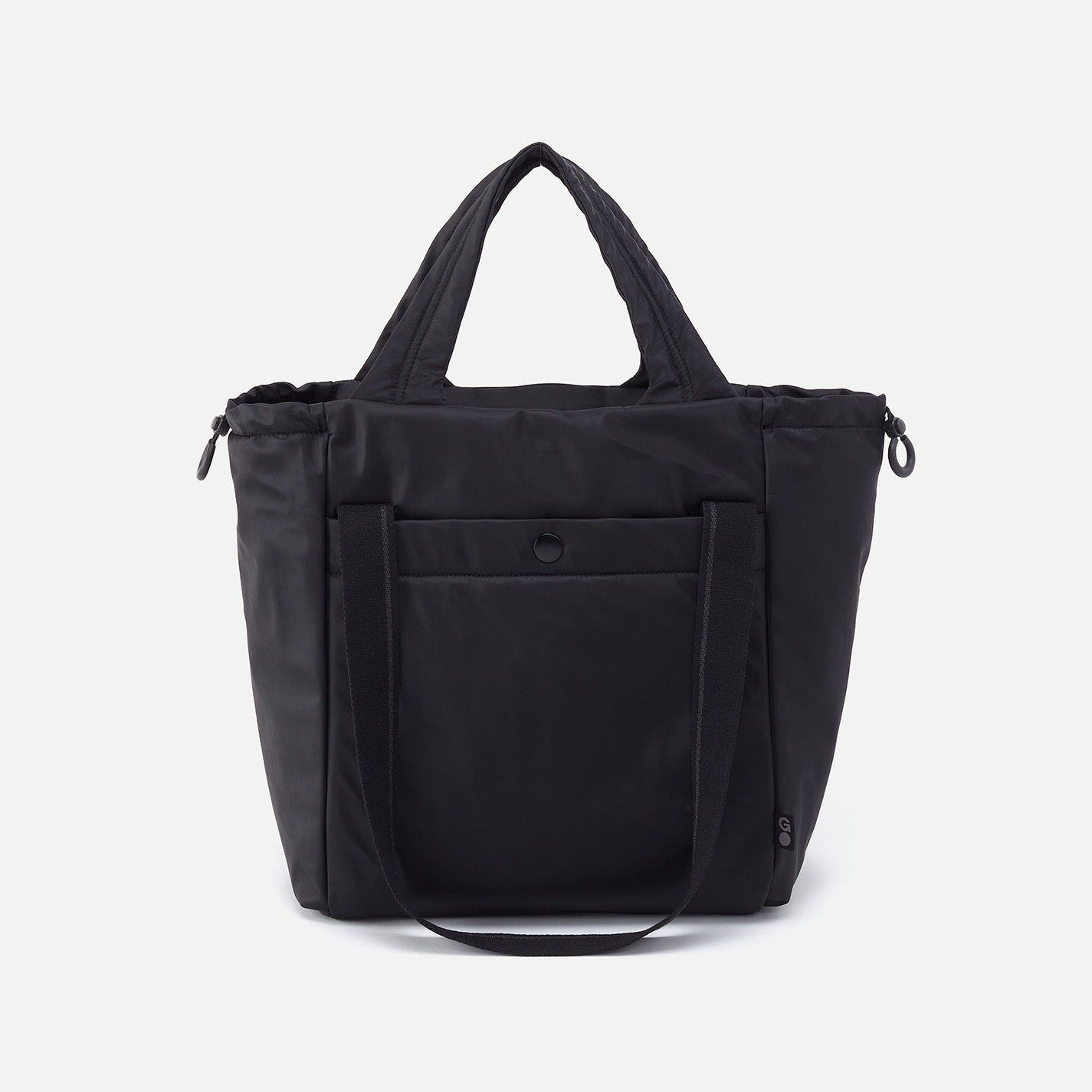 PLACES TO GO Tote in CaRefiber recycled nylon – Jet