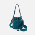 QUICK CINCH CROSSBODY in CaRefiber recycled nylon – Teal