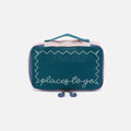 SET TO GO Packing Cube Small in CaRefiber recycled nylon – Teal