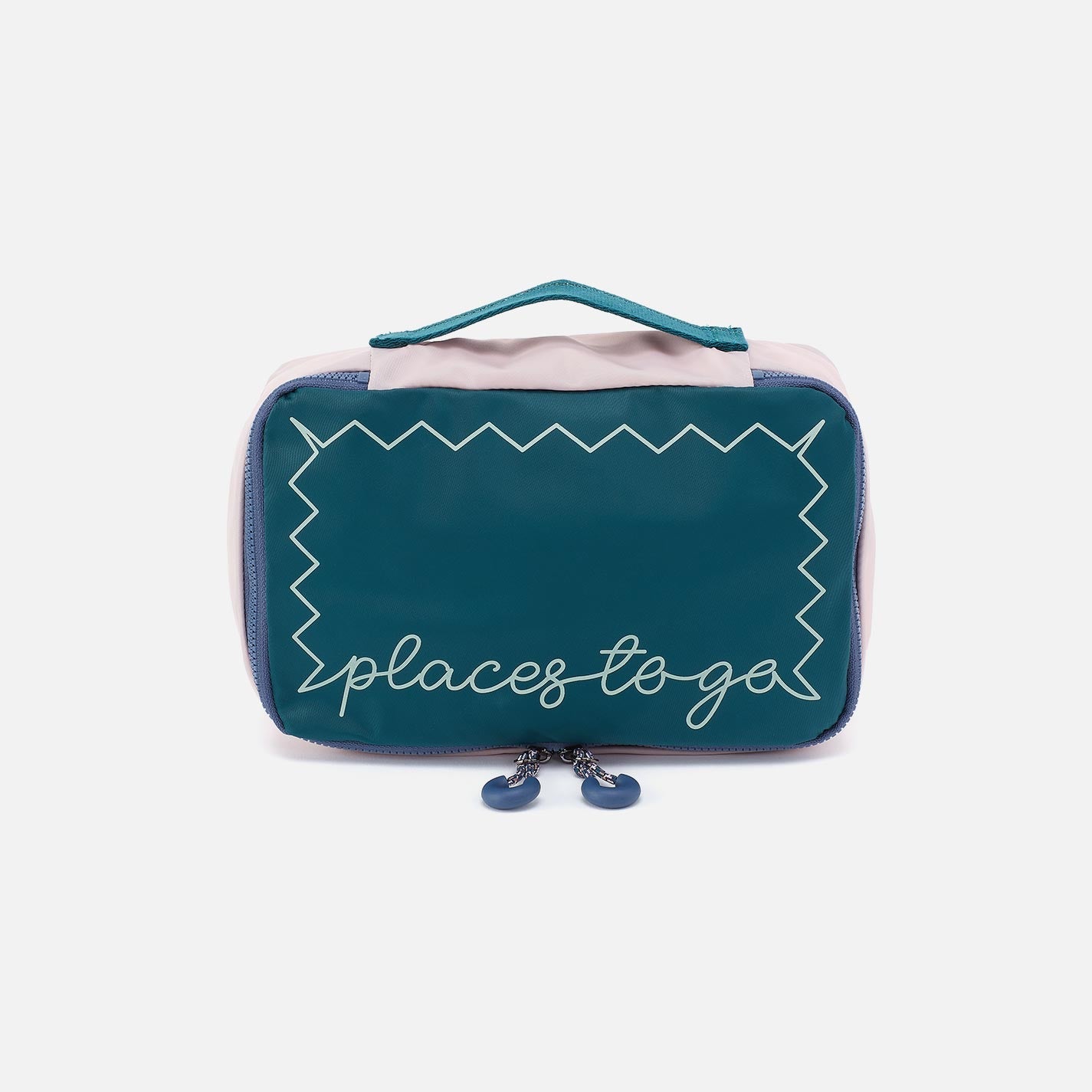 SET TO GO Packing Cube Small in CaRefiber recycled nylon – Teal