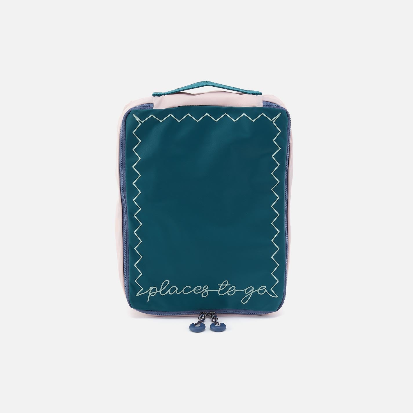 SET TO GO Shoe Packing Cube in CaRefiber recycled nylon – Teal
