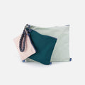 TAKE IT EASY Wristlet Set in PackLite Nylon – Mint