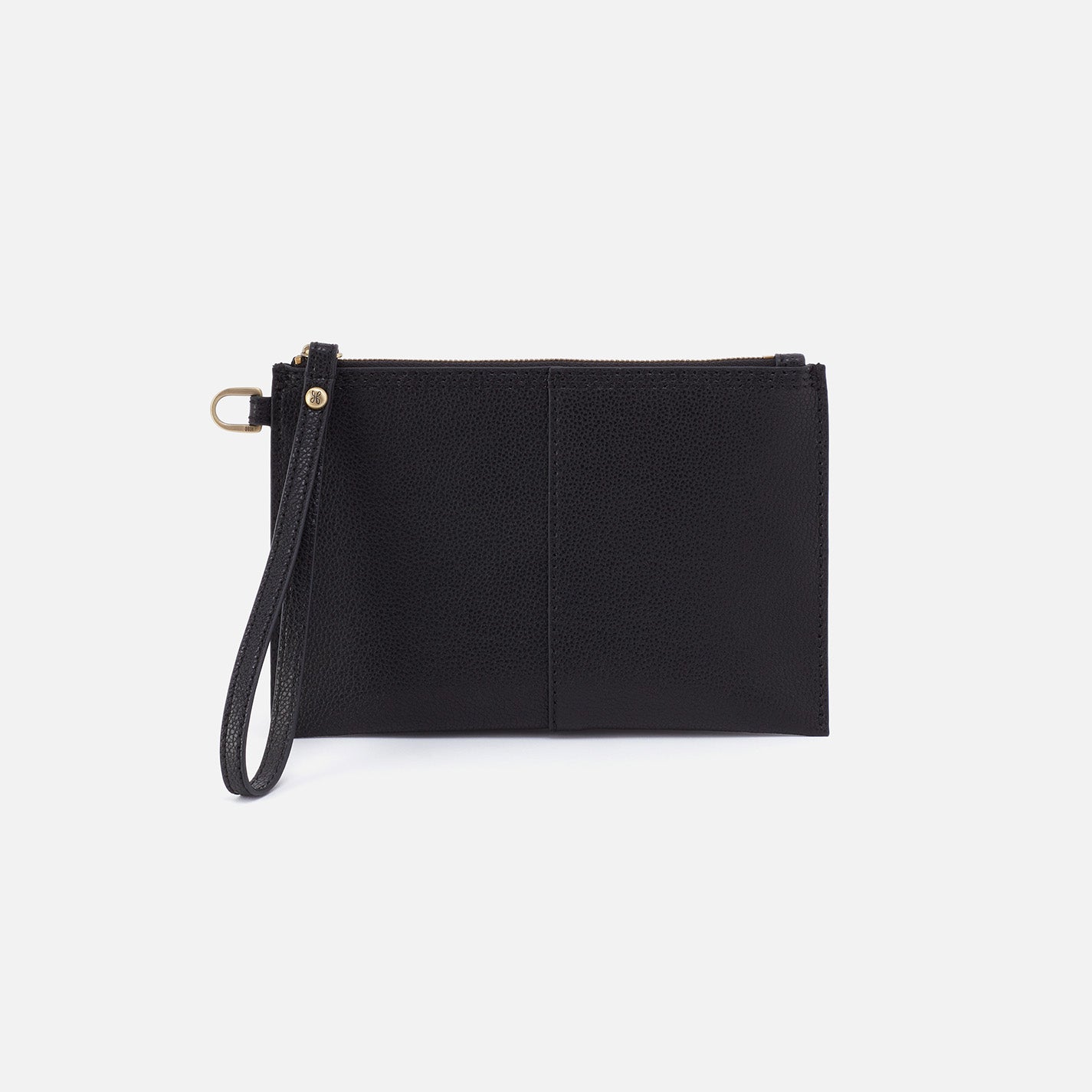 Vida Small Pouch in Micro Pebbled Leather – Black