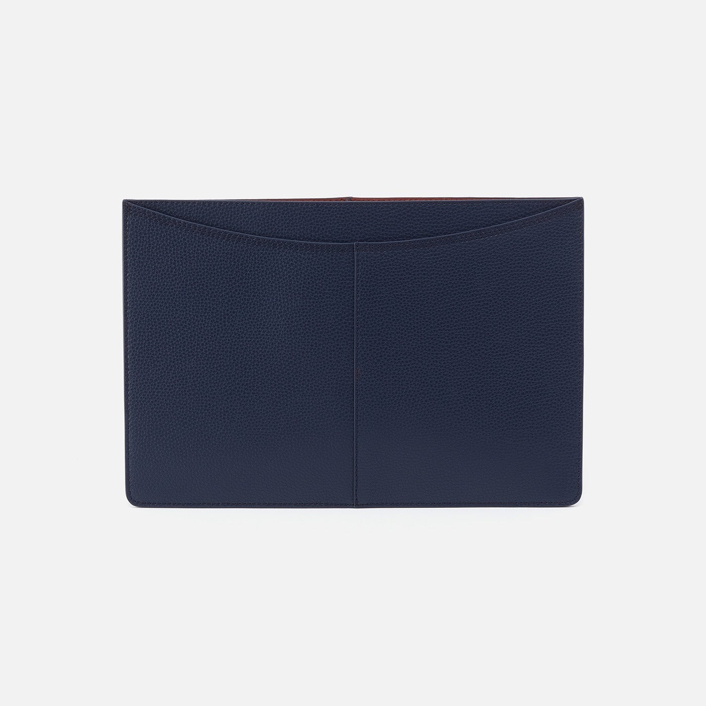 Vida Laptop Sleeve in Micro Pebbled Leather – Mood Indigo