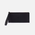Vida Large Pouch in Micro Pebbled Leather – Black