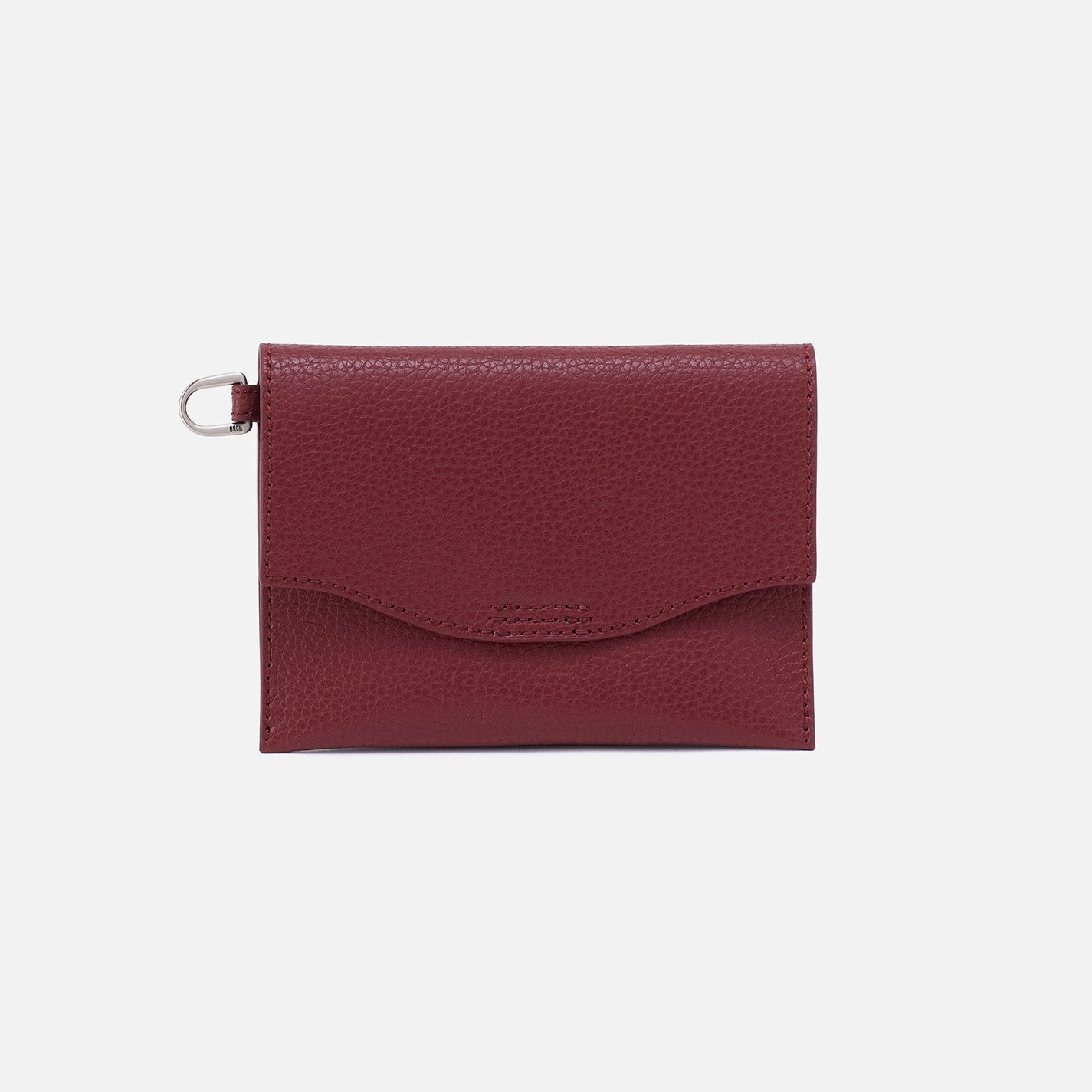 Vida Passport In Micro Pebbled Leather – Port