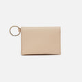 Vida Card Case in Micro Pebbled Leather – Almond