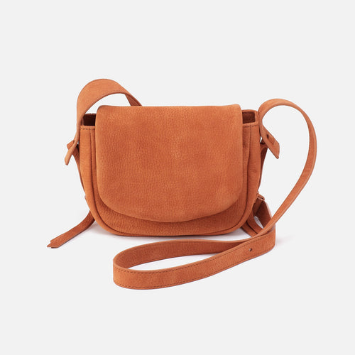 Bonita Mini Messenger In Nubuck – Marmalade