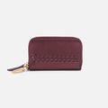 Move Clip Wallet In Metallic Leather – Frosted Plum