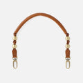 Tamborine Strap in Polished Leather – Truffle