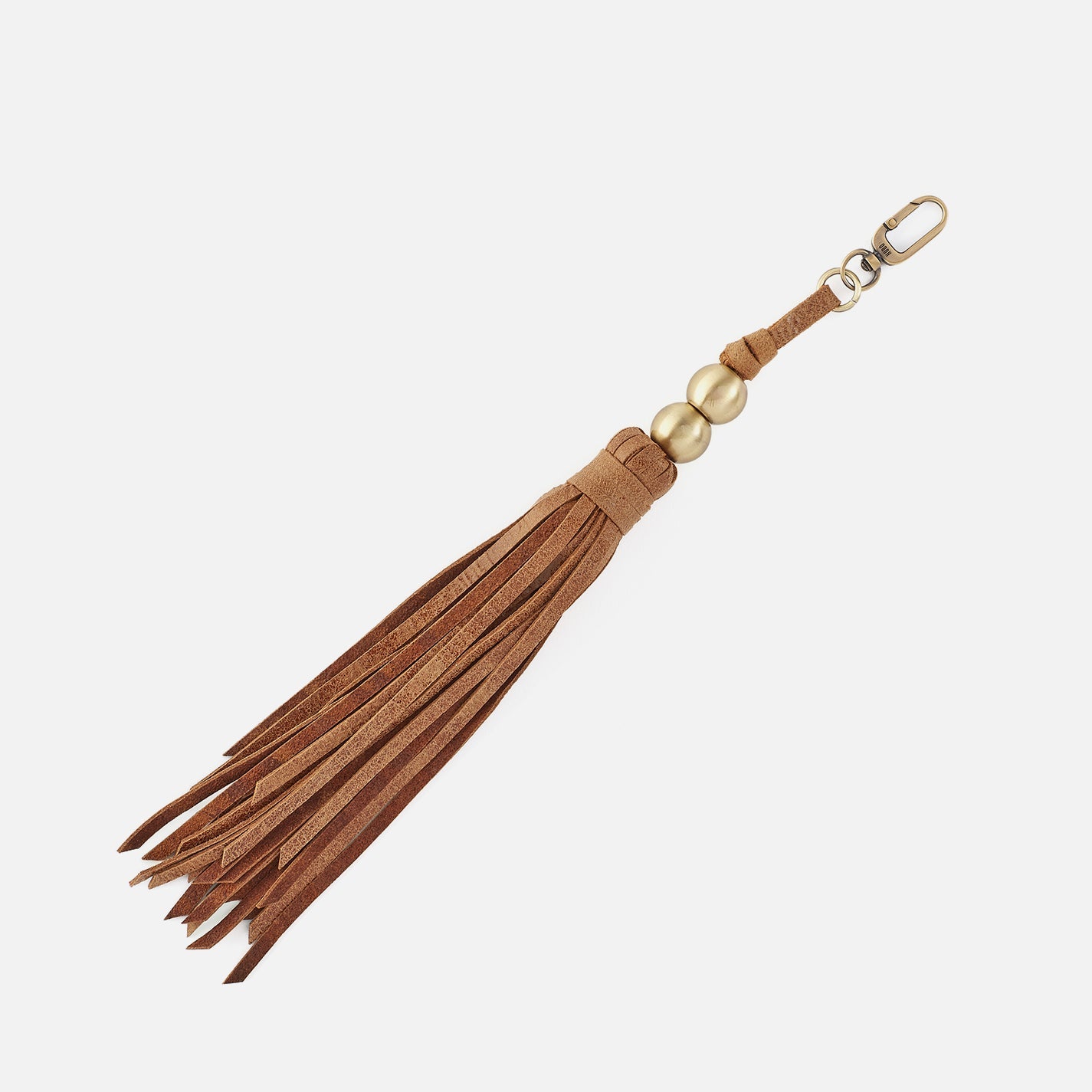 Tamborine Tassel in Buffed Leather – Whiskey