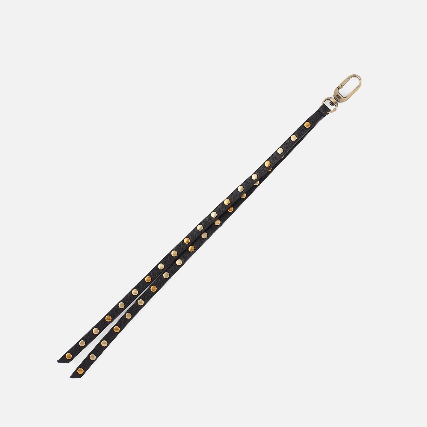 Eddie Leather Charm in Pebbled Leather – Black