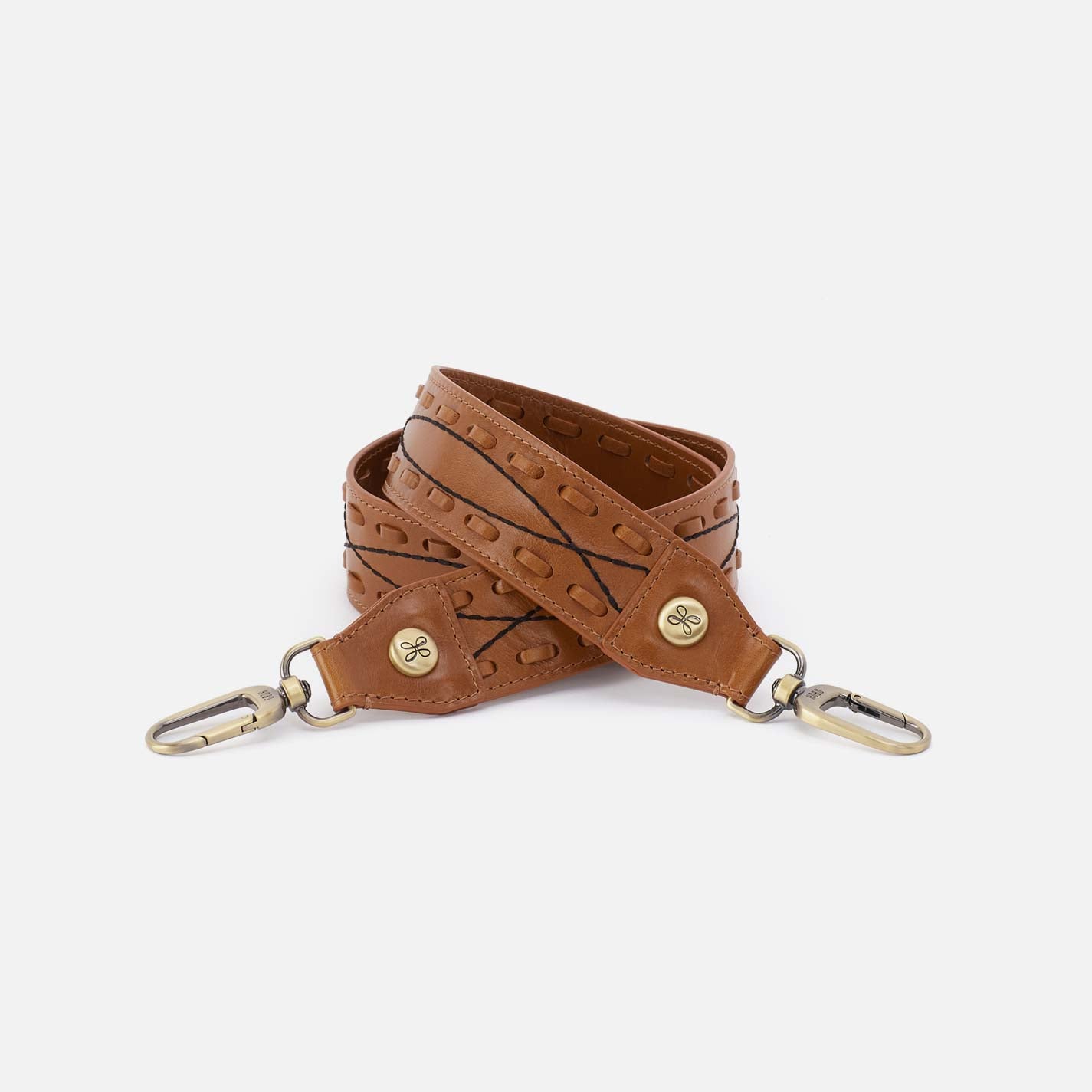 Country Road Guitar Strap in Polished Leather – Truffle