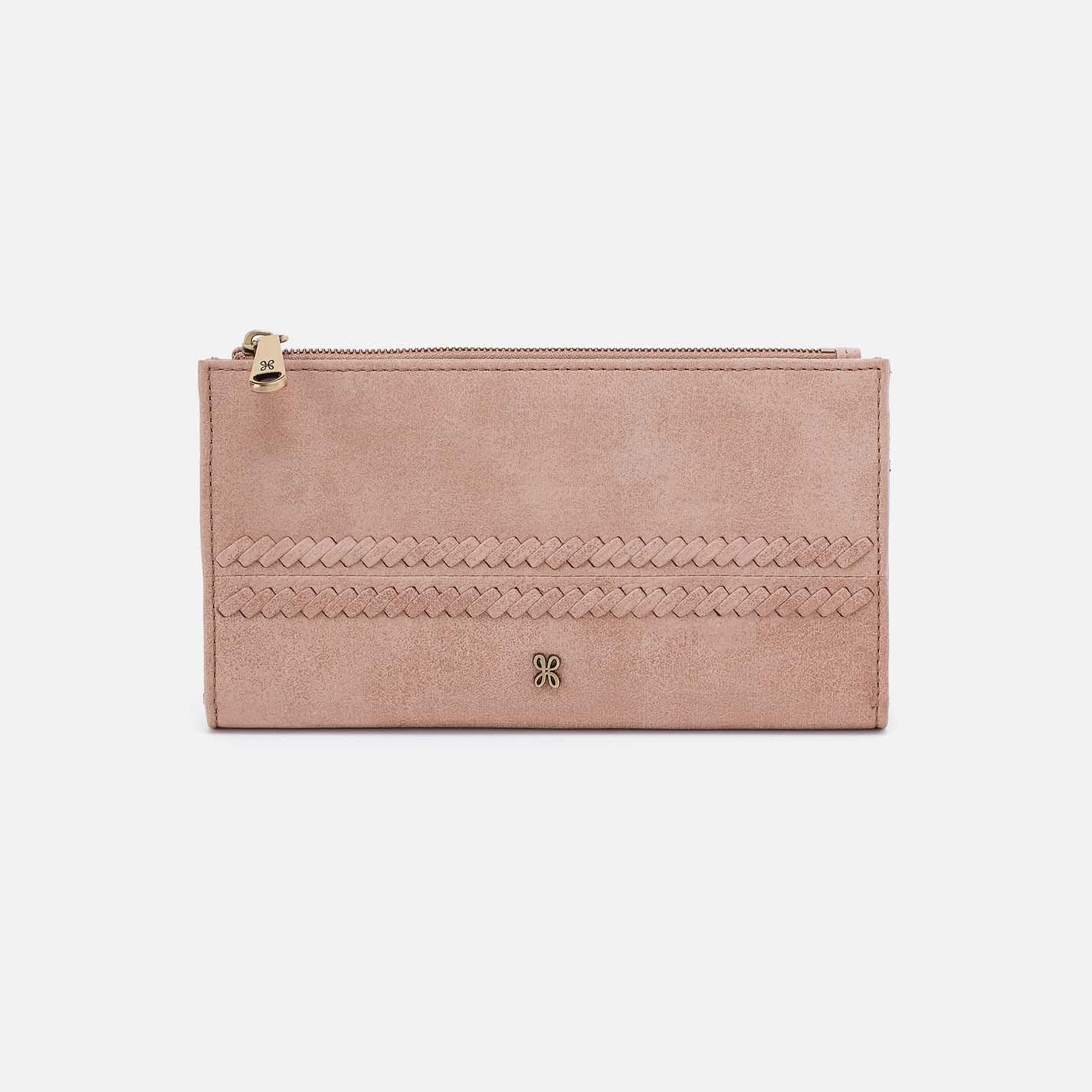 Jill Large Bifold Wallet in Buffed Leather – Hazel