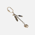 Dove Love Keyring – Gold