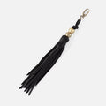 Tamborine Tassel in Polished Leather – Black