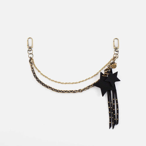 Black Star Swag in Pebbled Leather – Black