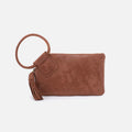 Sable Wristlet in Buffed Leather – Burnished Saddle