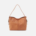 Render Shoulder Bag In Buffed Leather – Whiskey