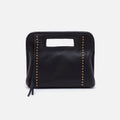 Ace Clutch in Pebbled Leather – Black