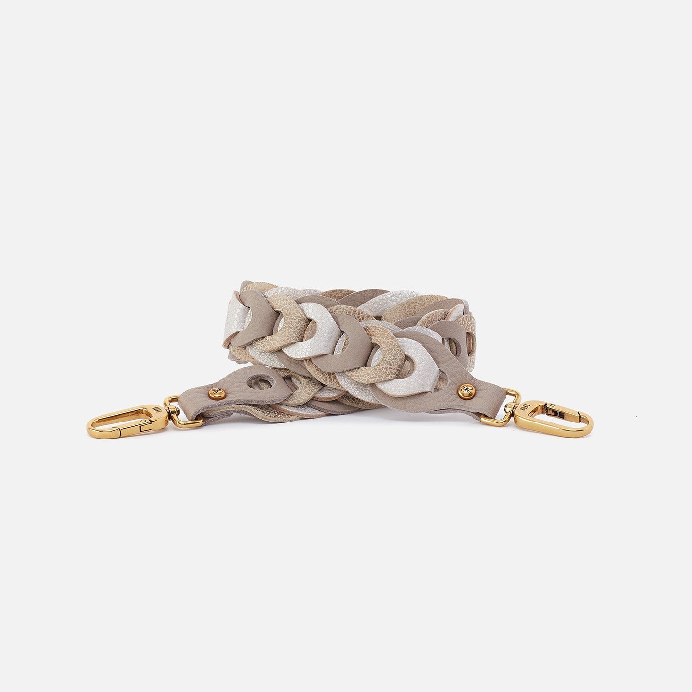 Loop Guitar Strap In Metallic Leather – Metallic Multi