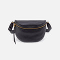 Juno Belt Bag In Pebbled Leather – Black