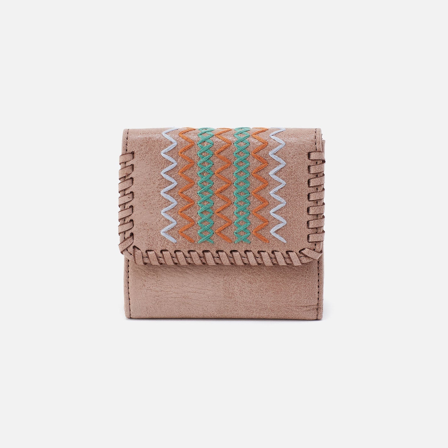 Foray Small Wallet In Buffed Leather – Hazel
