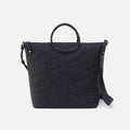 Maggie Satchel In Smooth Leather – Black Quilted Rose