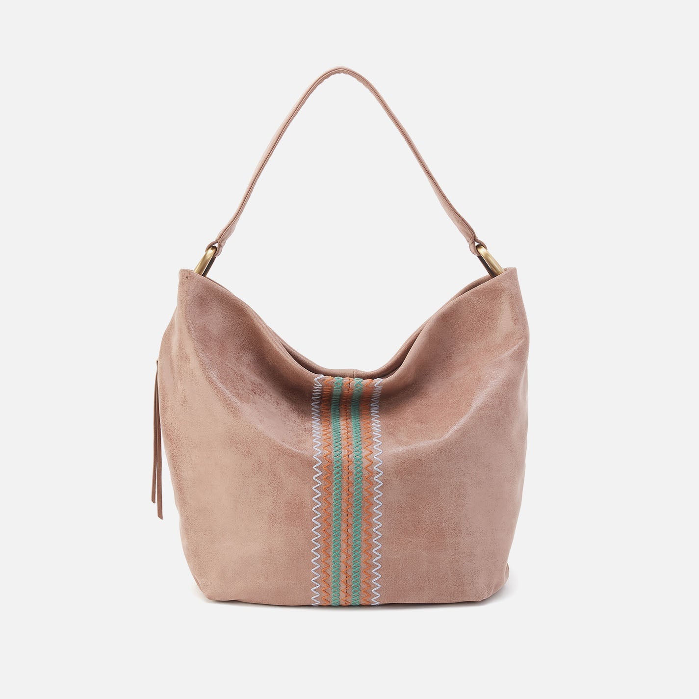 Harley Hobo In Buffed Leather – Hazel